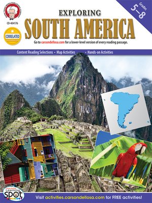 cover image of Exploring South America, Grades 5 - 8